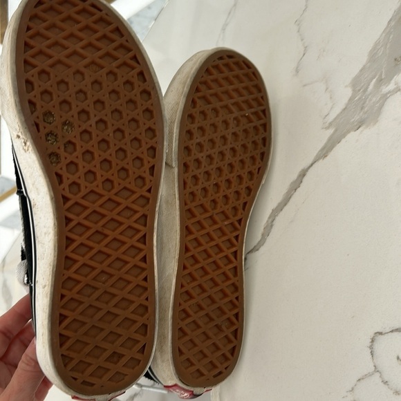 Vans Sk8-Hi Shoes Little Kids Skater Sneakers size 3 Black True white - Picture 12 of 12